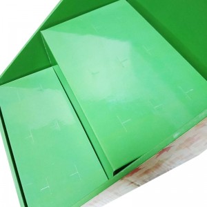 Pantone Offset Printing Glossy Surface  Durable B-flute Corrugated Paper Counter Display