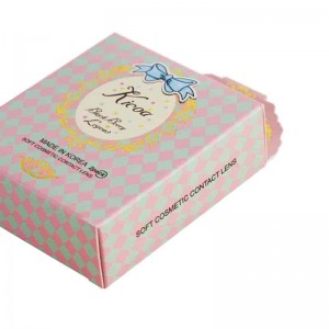 Pusa Pepa Lanu 22pt Card Stock Golden Hot Stamping Cosmetic Packaging