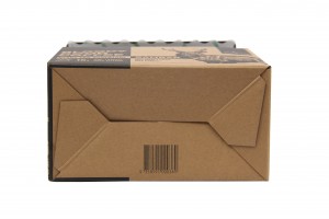Corrugated Brown Biodegradable Double Printing Automatic Paste Bottom Paper Box