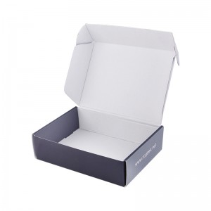 Luxury Matte Surface Recycled Corrugated Box Tab Locking Mailers Small Electrical