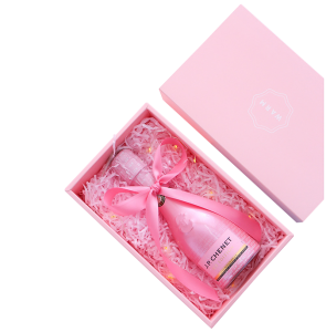 Συρταριέρα ροζ εκτύπωσης Slide Box 20pt Κάρτα στοκ Μικρό κουτί δώρου με χάρτινη τσάντα