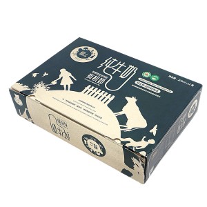 Box Tillverkare Fin kvalitet färgutskrift Produktlåda med blank yta