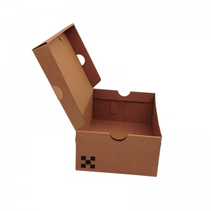 Dobra kvaliteta ispisa, 3 sloja, kutija za jeftine cipele od recikliranog valovitog papira