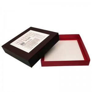 Luxuria Hot Stamping Gold Logo Printing Cover & Tray Carton paper & Corrugated Gift Shipping Box
