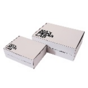 Wäiss OEM Design Dréckerei gewellte Kartong Package Mailer Box fir Express Liwwerung