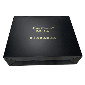 Luxury Black Kaviri Offset Printing Pepa Packaging Bhokisi rePlastiki Handle