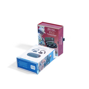 Caixa de regal rígida amb forma de llibre d'impressió Caixa de tancament magnètic amb cinta