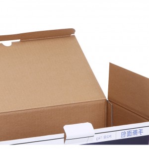 Χάρτινο κουτί συσκευασίας με τυπωμένο σχέδιο προσαρμογής με κλειδαριά