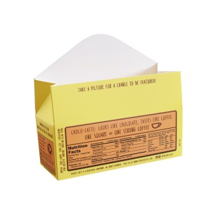 Čínský výrobce Luxusní recyklovatelný vysoce kvalitní bílý obal z potravinářského papíru Dárková krabička na kávu