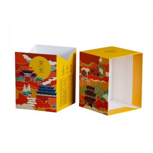 Premium Drawer Colorful White Card Paper Packaging Box para sa Tsaa