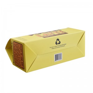 Lachin Manifakti Luxury Enpresyon Recyclable High Grade White Packaging Manje-klas Papye Kado Box pou Kafe
