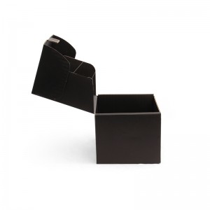 Soporte para tableta de cartón corrugado B-flute Caixa de correo negra
