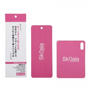 Wholesales OEM Custom Logo Pink Cute Bio-degradable Recyclable Paper Board Clothing Tag