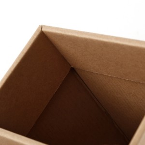 Braune Schubladenbox aus Wellpappe in kundenspezifischer Größe, Schuhverpackung