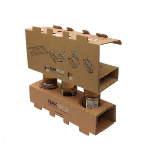 Kev ruaj khov BC Flute Corrugated Insert Wine RSC Carton Package Shipping Box