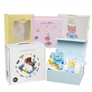 Печат на картонени хартиени опаковки 18pt Картички Бебешки продукти Кутии за прозорци