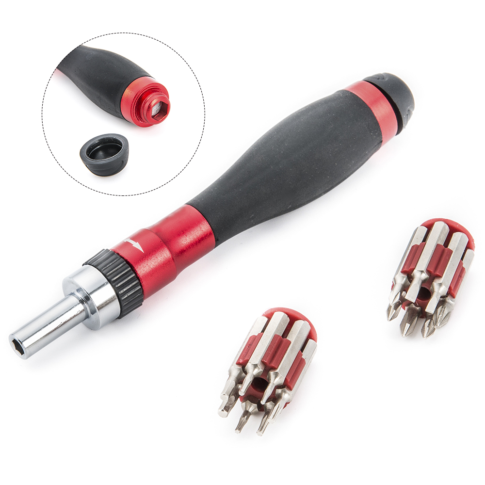 14 IN 1 Interchangeable Precision Ratchet Screwdriver And Bits Kit