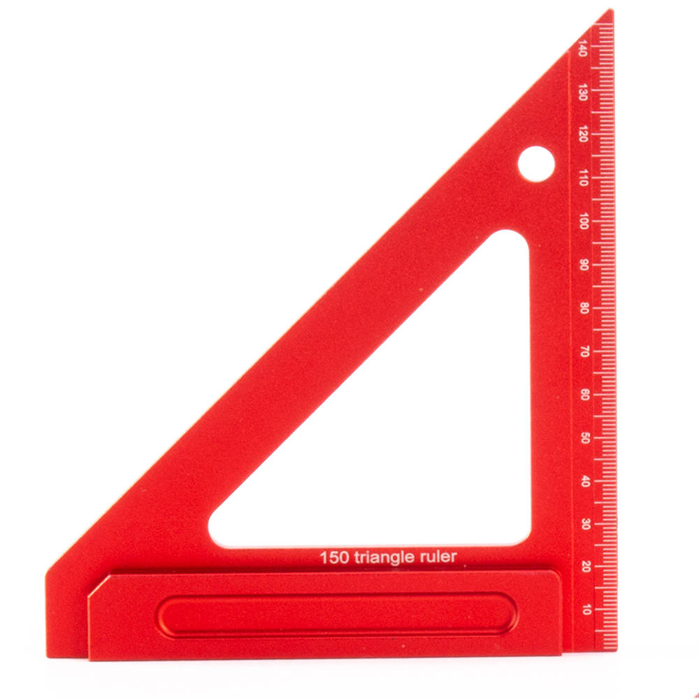 Aluminum Alloy Square Layout 135 45 Degree Marking Scribing Gauge Woodworking Triangle Ruler
