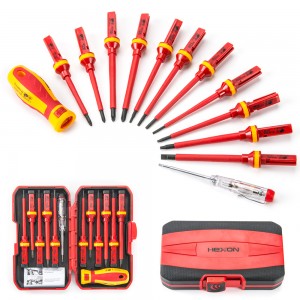 13PCS 1000V Interchangeable Electrician VDE Insulated Screwdriver Set