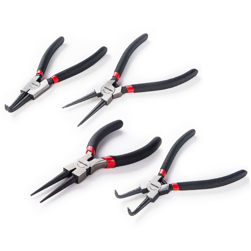 American Type Circlip Pliers Set With Bent Straight External Internal Nose