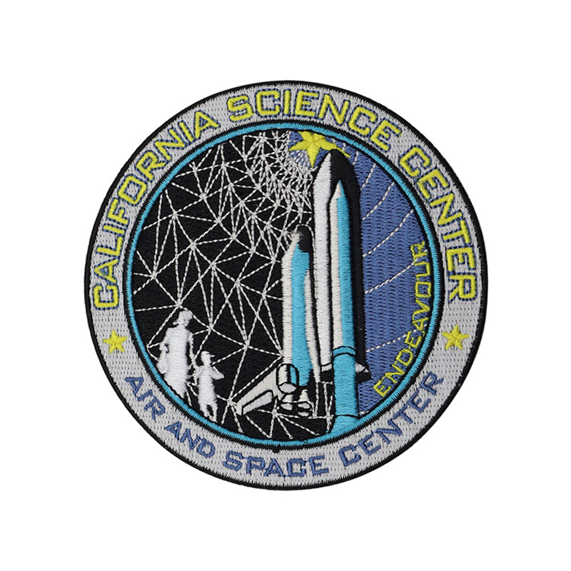 California Science Center Round Embroidered Patches (1)