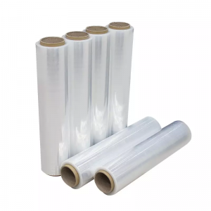 Stretch film food wrapping pvc cling shrink wrap jumbo roll