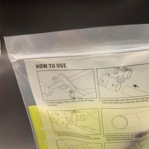 Customized PE ziplock bag printing thickened sealing sealed bag