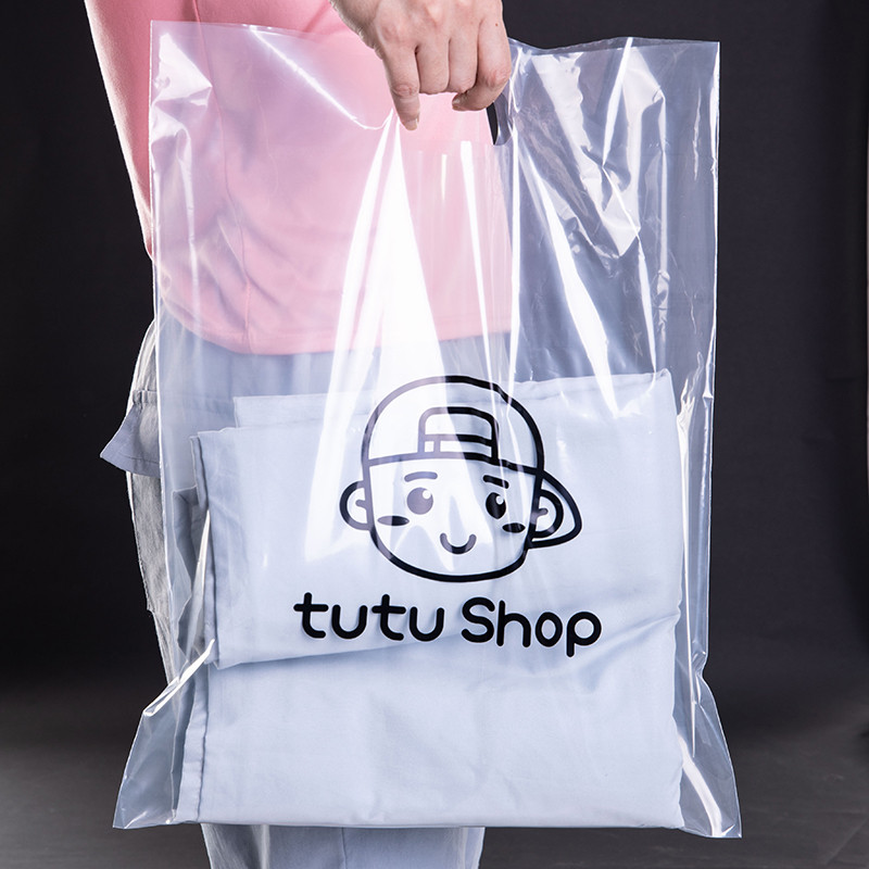 China OEM Die Cut Shopping Bag factory –  Transparent  Die Cut Bag  – Heyi