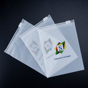 Pvc biodegradable recyle acrylic organizer felt zipper mylar bag