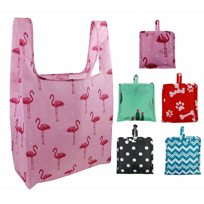 Plastic Custom Nylon Reusable Women’S Tote Shopping Bags Featured Image
