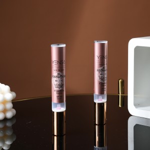 Nice Design Rose Gold Top Skincare Cream Airless Pump Tube Packaging