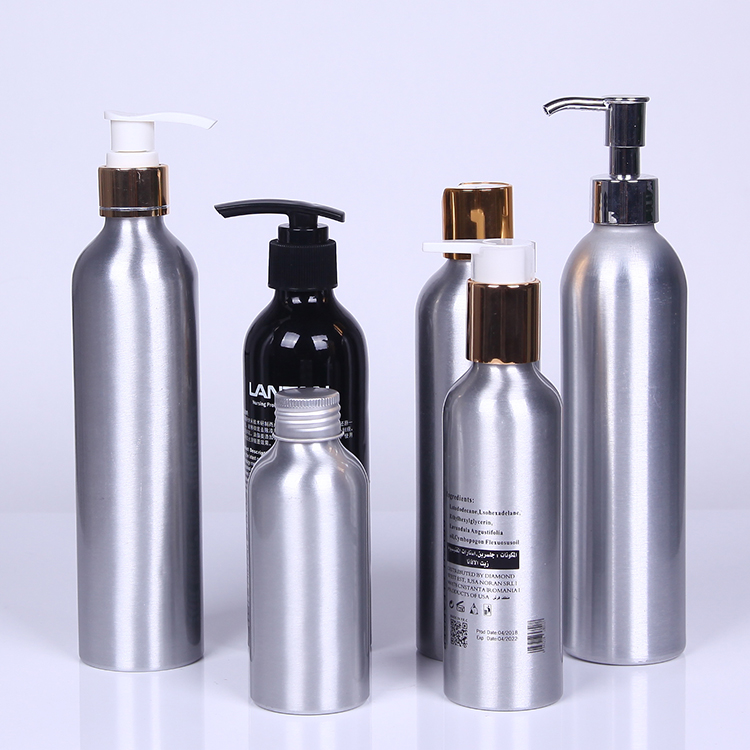 40ml 50ml 60ml 70ml 80ml 100ml 150ml 250ml 300ml aluminum cosmetic bottle, aluminum shampoo bottle