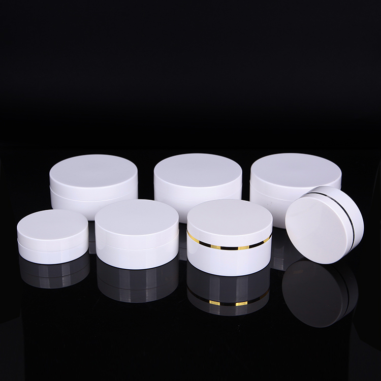 30ml 50ml 100ml 150ml 200ml 250ml 300ml Flat Custom-made body shop opal white cream jar