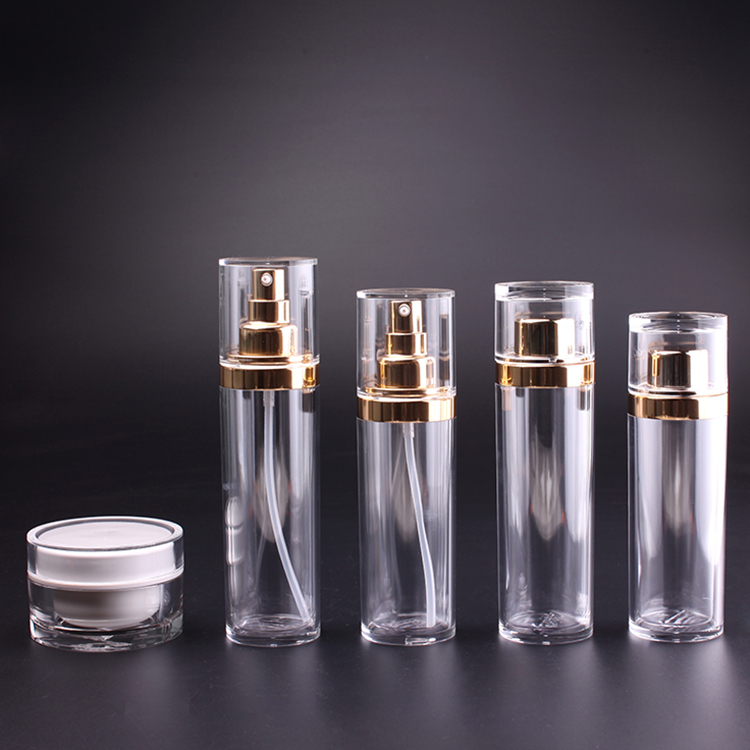 Good quality 100ml Plastic Bottles - new development gold and crystal similar acrylic spray bottle – HEYPACK