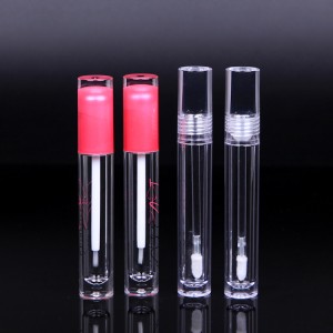 Competitive Price for Cosmetic Jar With Lid - Stock Cosmetic Empty Pink 3.5ml 5ml Lip Gloss Tube – HEYPACK