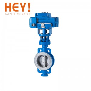 Electric Motorized  Triple Eccentric Butterfly Valve