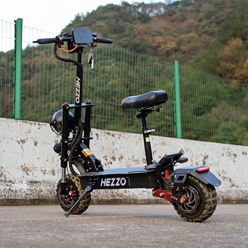 HEZZO 2024 Hot Selling Folding Electric Scooters 6000W Off Road Electric Scooter 45AH LG battery long range Wholesale Escooter free shipping Kick E Scooter For Adults