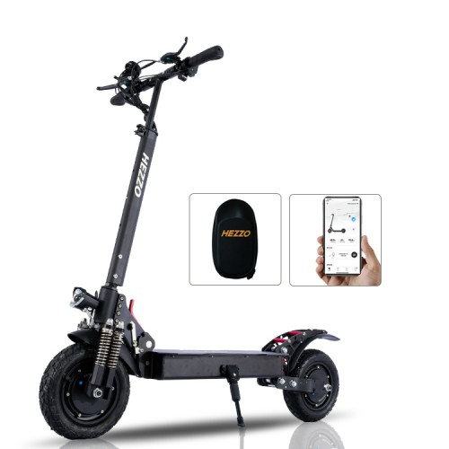 Cheap PriceList for 60v 20ah Electric Scooter Battery - HEZZO TOP SELLING 2400W Dual motor 20Ah Lithium Battery electric scooter 11Inch Off road Tire Disc Brake Electric kick scooters – FLYING