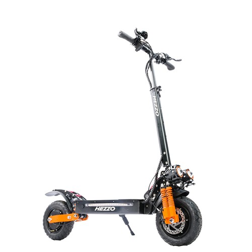 HEZZO TOP SELLING 2400W Dual motor 20Ah Lithium Battery electric scooter 11Inch Off road Tire Disc Brake Electric kick scooters
