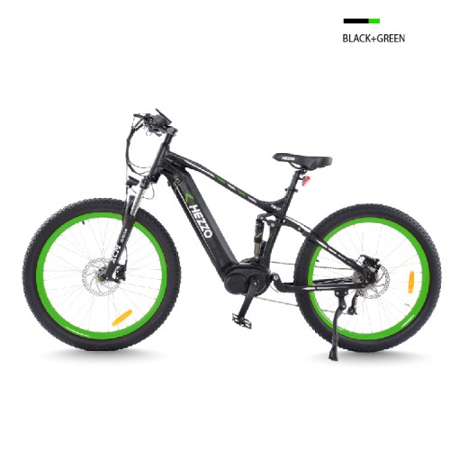 Factory Supply E Scooter Electric Scooter - HEZZO 500W 27.5 inches Electric Mid drive E bike 9 speed Aluminium alloy emtb bicycle 15 AH LG Lithium Battery hybrid racing E bike hydraulic brakes ele...
