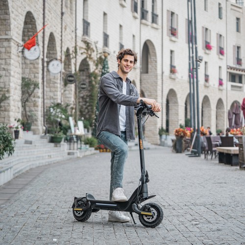 HEZZO F5 Escooter 48V 1200W Dual Motors 45Kmp 18Ah 10Inch Foldable Off Road Kick Scooter With Full Suspension