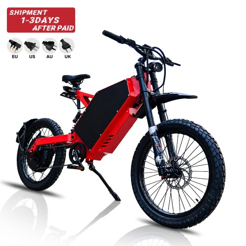 HEZZO 72V 5000w Adult Electric Dirt bike Sur ron Light bee x motorbike 42ah 100KM/H Off-Road Stealth Bomber Ebike Moto Electrica