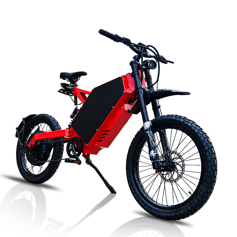 HEZZO 21″ 72v 5000w Stealth Bomber Enduro Elettrico Dirt Bike Potente Moto 50ah 100Km A Lungo Raggio Offroad Dirt Bike Elettrico