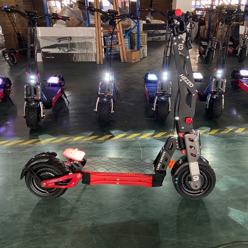 2024 HEZZO EU US Warehouse Escooter 60v 8000w Dual Motors Powerful 90Km/h Electric Scooter Fat Tire Foldable 40Ah NFC Off Road Scooter
