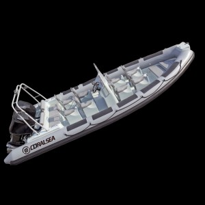 Luxurious Fiberglass Rib Passenger Boat For Tra...