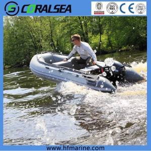 2019 Kualitas Tinggi Ilife Hot Sale Rib Fishing Kaku Inflatable Aluminium Karet Yacht Kano Motor Dayung FRP Speed ​​Rescue Sport Boat Perahu Laut 4.3m Harga Murah
