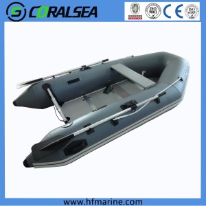 Exportador en línea Liya 3,8 m-6,5 m bote inflable plegable bote de rescate de goma inflable a la venta