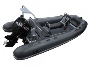 Méwah lightweight aluminium-hull RIB pikeun luang / olahraga / fishing