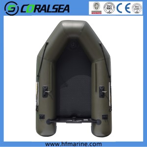 Ultra-compact portable lightweight inflatable boat fishing dingy foldable tender