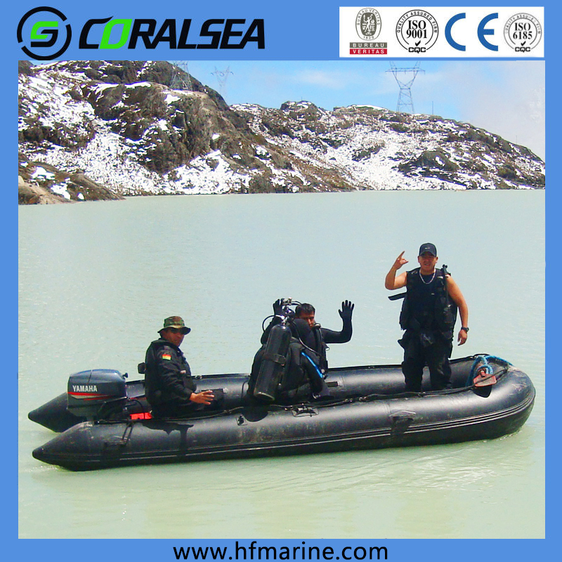 Wholesale 5.0m/ 5.5m/ 6.0m foldable rescue boat fishing/leisure